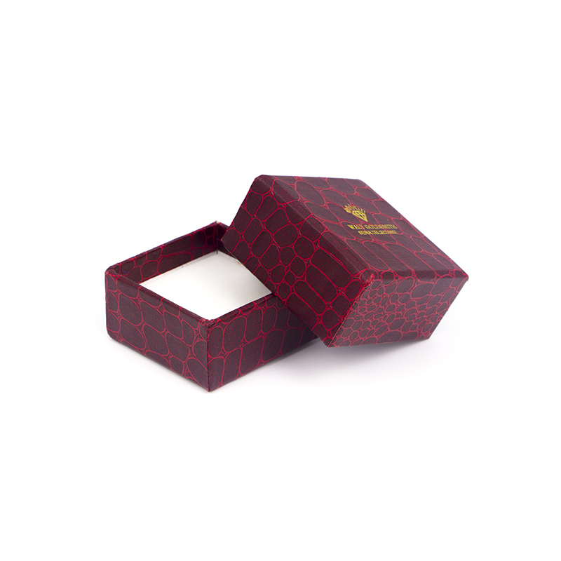 Custom Made Small Paper Storage Boxes With Gold Logo-UIP028