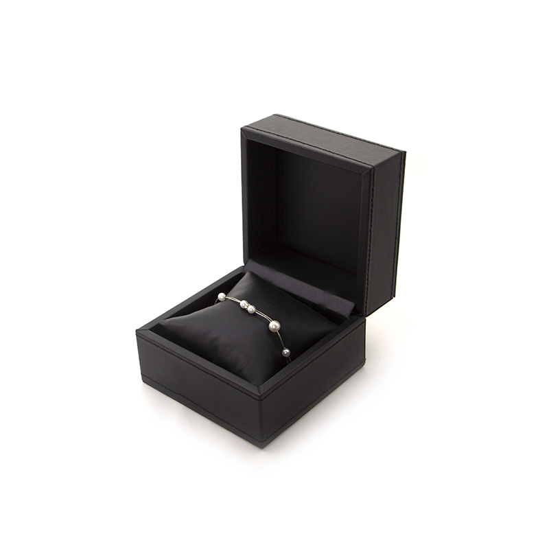 Custom Made Luxury Black Pu Leather Watch Box-UIP012