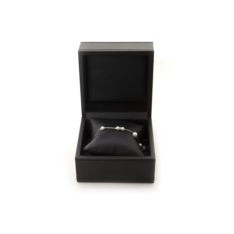 Custom Made Luxury Black Pu Leather Watch Box-UIP012