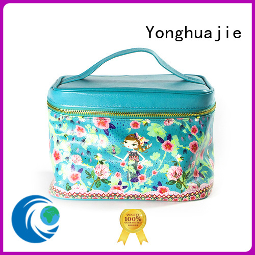 pu leather leather makeup bag at discount for jewelry Yonghuajie