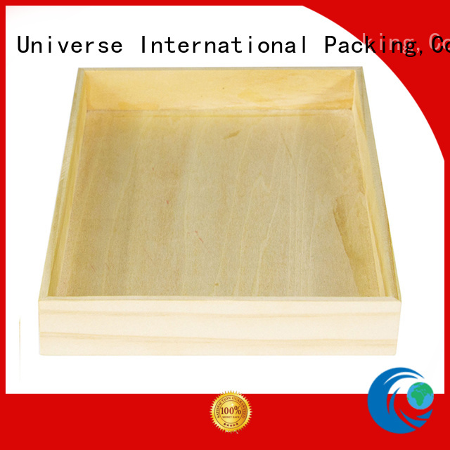 natural plain wooden box for goods Yonghuajie