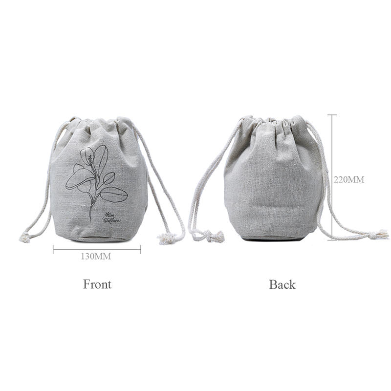 Yonghuajie fast delivery linen drawstring bags for business for students-1