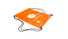 Quality Yonghuajie Brand gym orange nylon drawstring bag