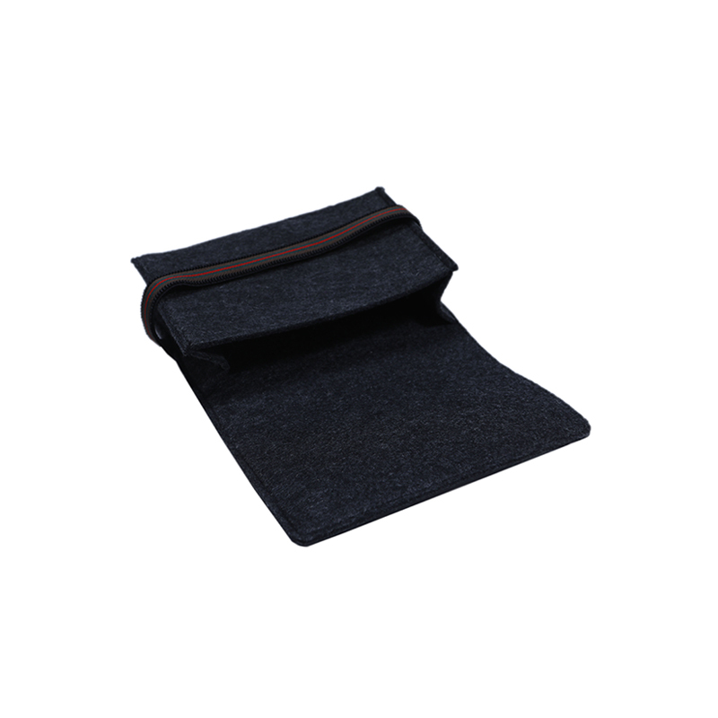 Custom Felt Tote Bag For Moilbe Phone And Power Bank Packaging With Elastic
