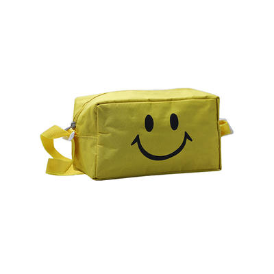 Custom Yellow Zipper Polyester Tote Bags With Tote