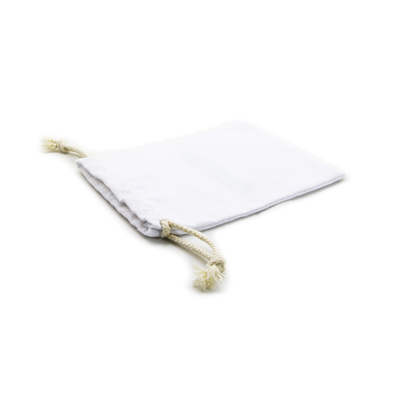 Reusable White Cotton Shopping Bags With Silk Printing