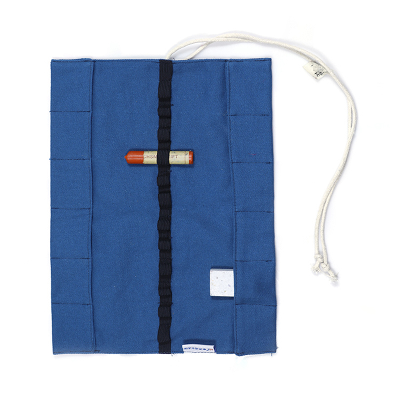 Cotton Small Canvas Bags Rolled Pencil Bag