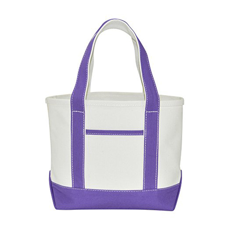 High Quality Cotton Canvas Tote Bags With Zipper