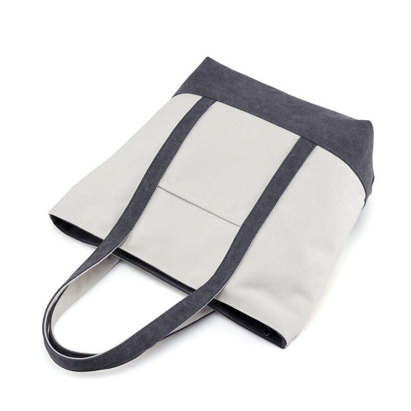 High Quality Cotton Canvas Tote Bags With Zipper