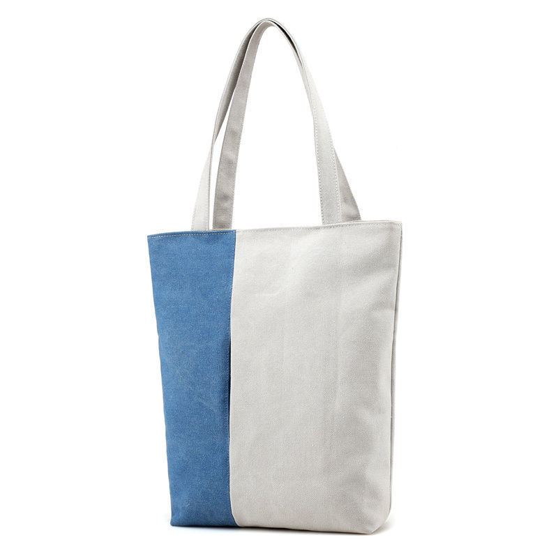 Two Colors Durable Cotton Wholesale Canvas Bags