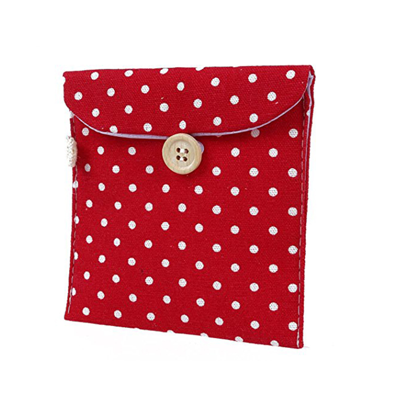 Small and portable womens gift flap bag with button