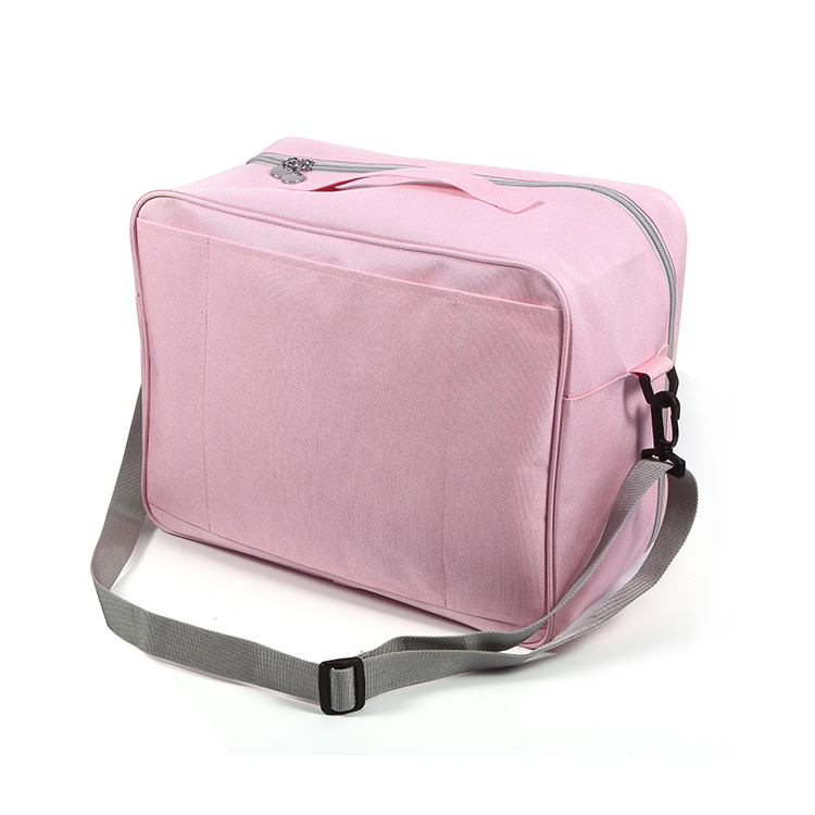 Multiple polyester lining pockets storage duffle bag for travel