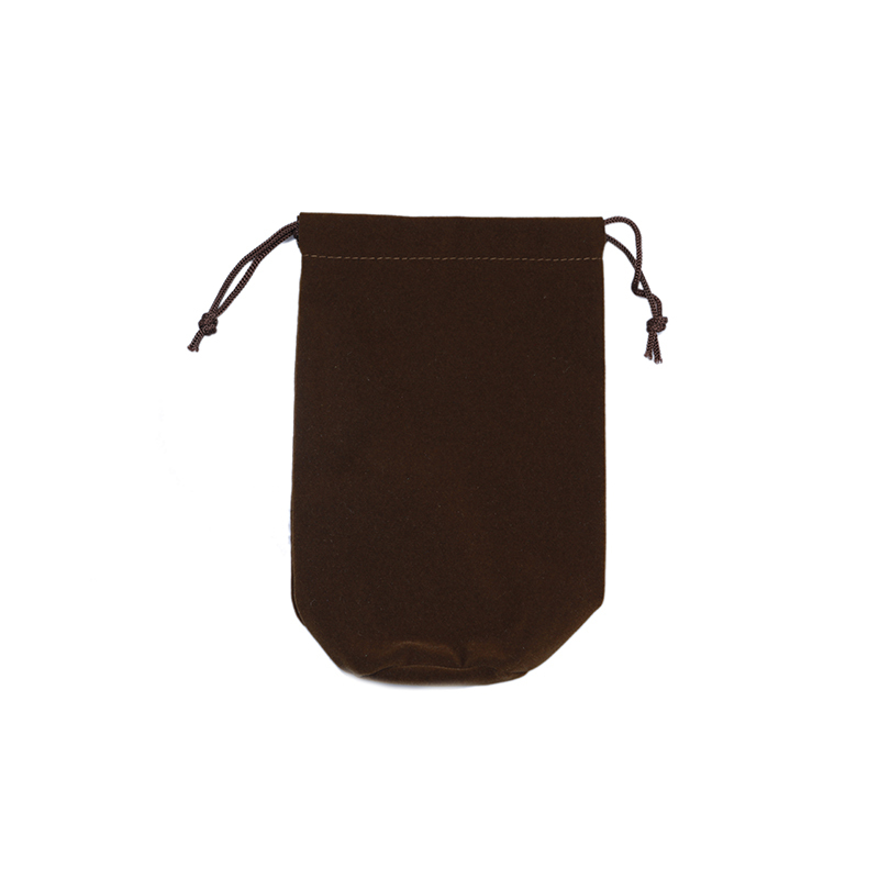 Wholesale custom round bottom drawstring velvet bag