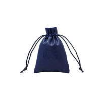 Hot sale jewelry drawstring pouch small pu leather bag
