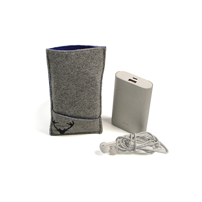 Custom phone pouch powerbank earphone electronic organizer bag