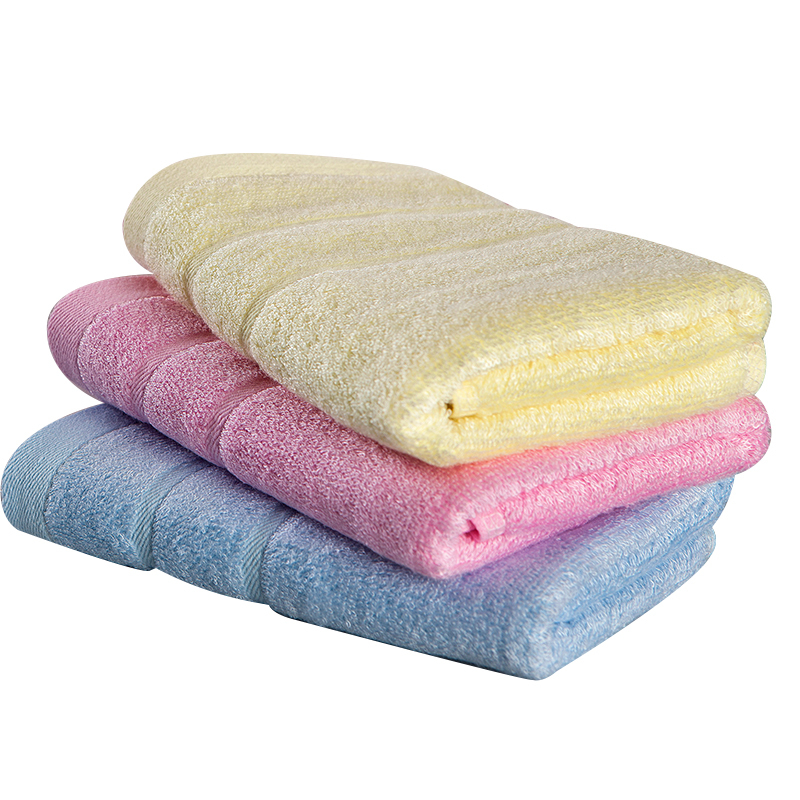 Wholesale reusable soft durable bamboo face wash towels