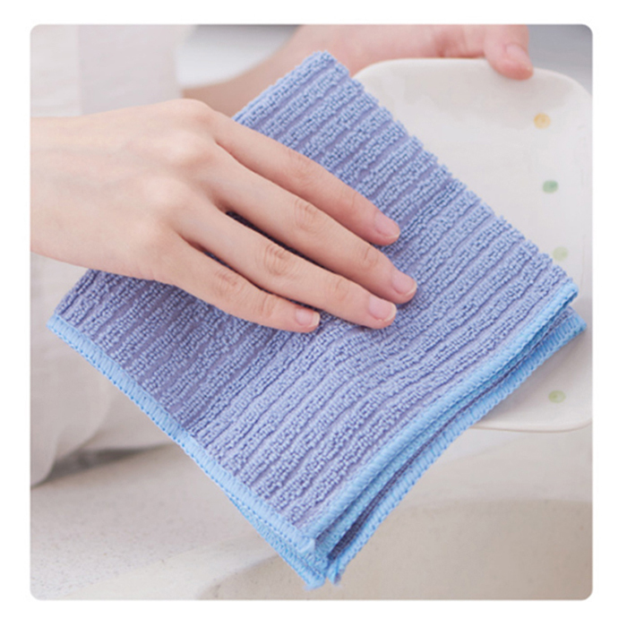 Wholesale easy to clean after use microfiber kitchen towels plain