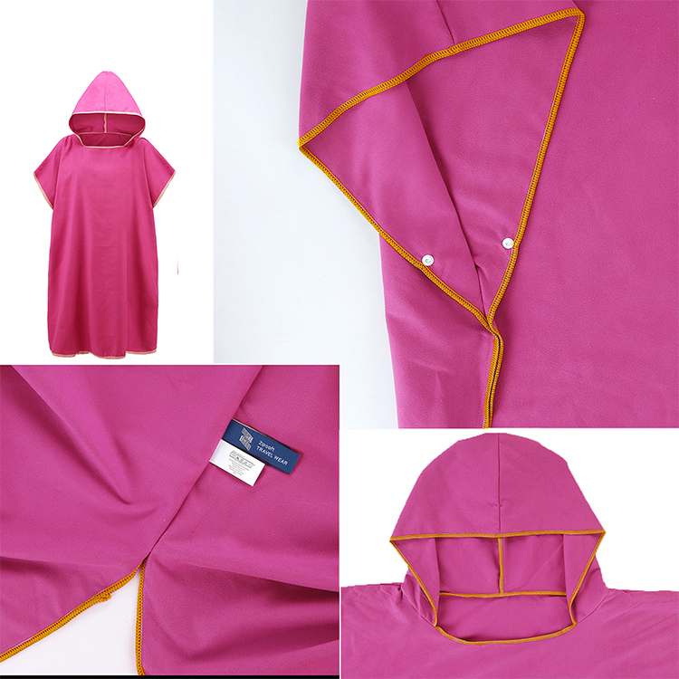 Factory Price Personalised Kids Wearable Hooded Bathrobe