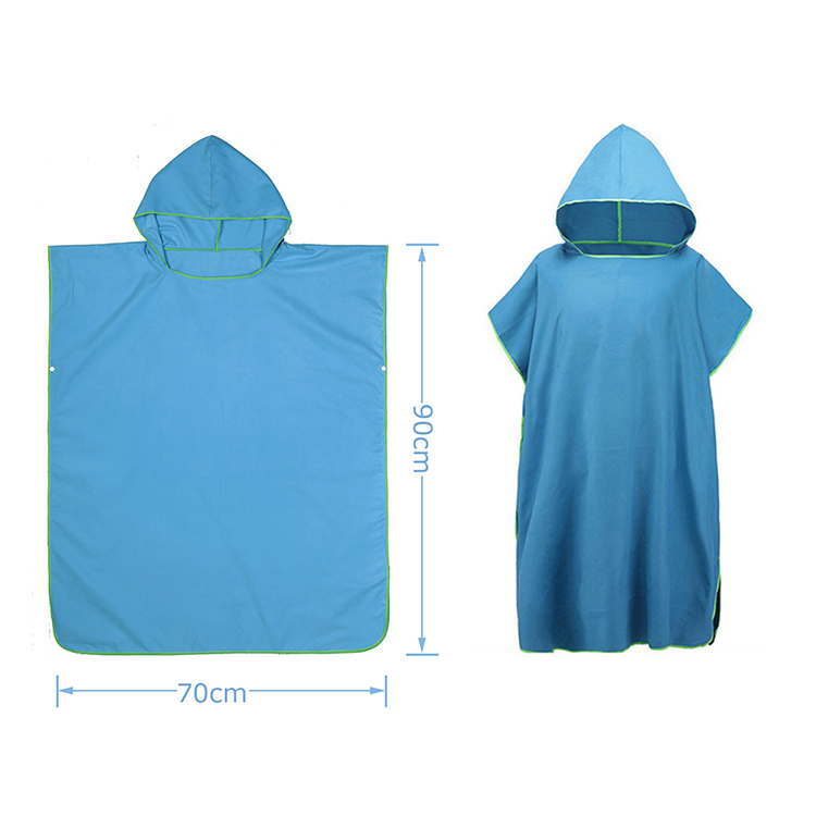 Factory Price Personalised Kids Wearable Hooded Bathrobe