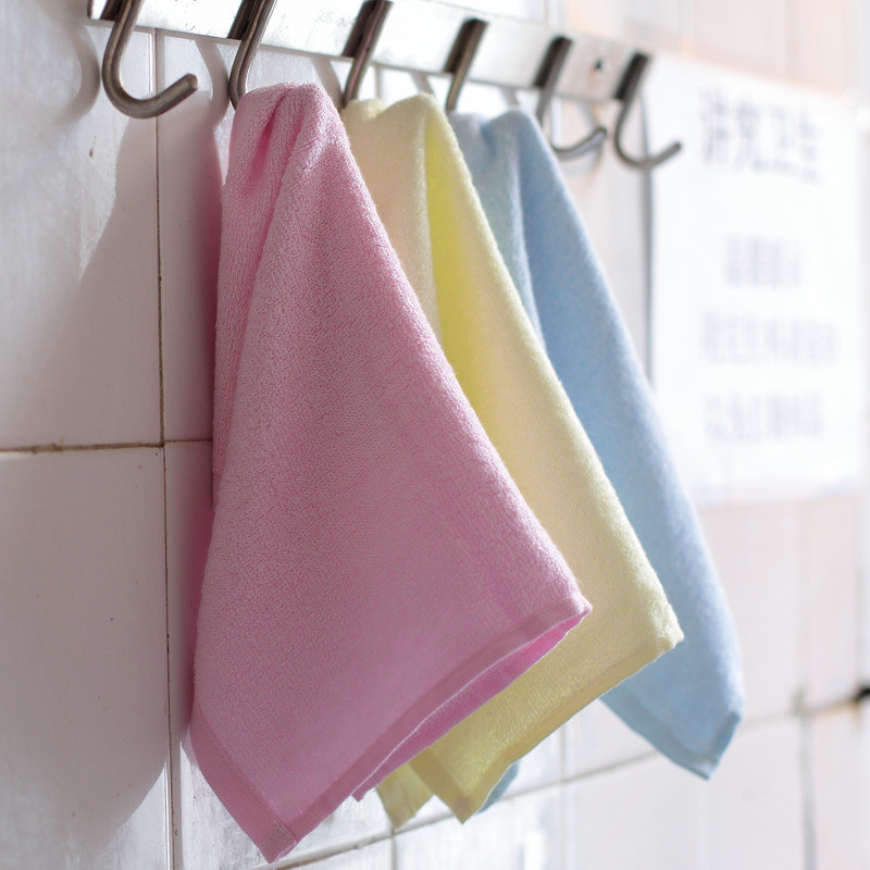 Wholesale reusable soft durable bamboo face wash towels