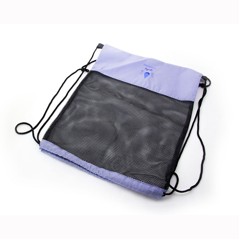 Custom nylon mes backpack toys towel sport storage drawstring bag