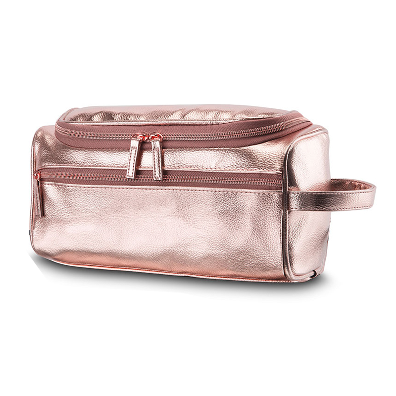 Download Fancy Luxury Blank Travel Pu Leather Toiletry Cosmetic Bag