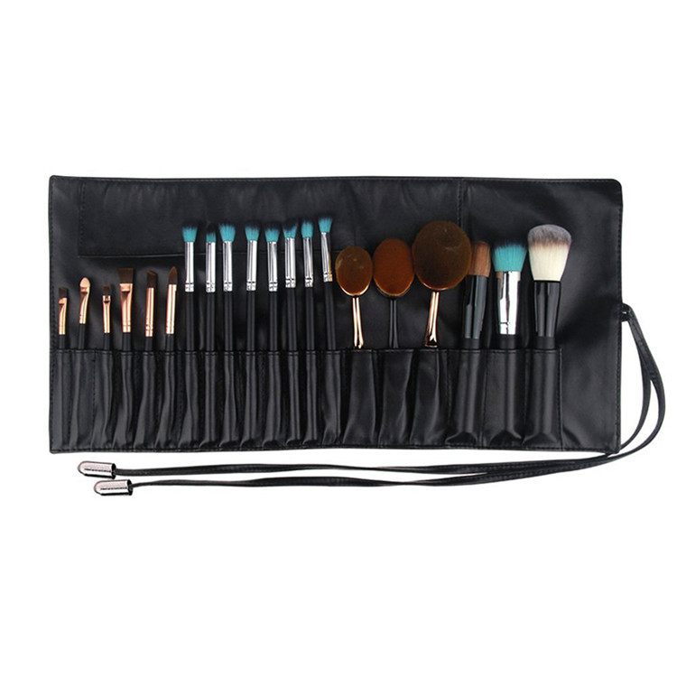 Makeup brushes roll-up pouch for Travel