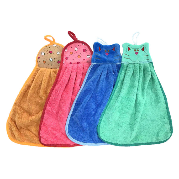 Custom cute kitchen wipes water absorption quick clean towel