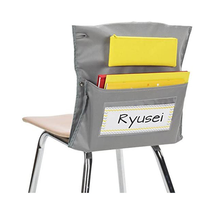 Wholesale Custom School Students Packing Oxford Chair Back Pocket