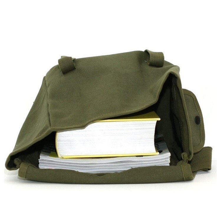 Wholesale green canvas kids school book backpack baby diaper bag