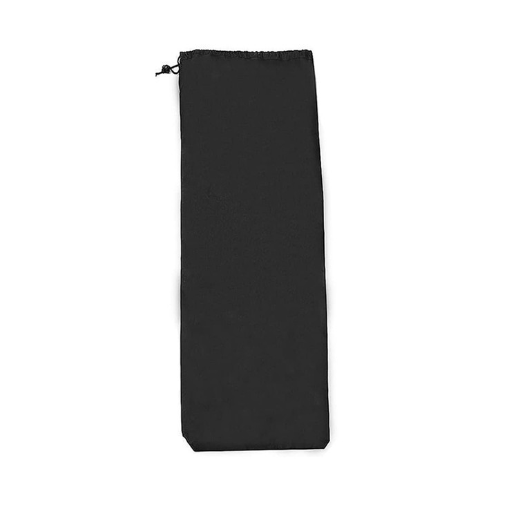 Custom large black nylon drawstring skateboard bag