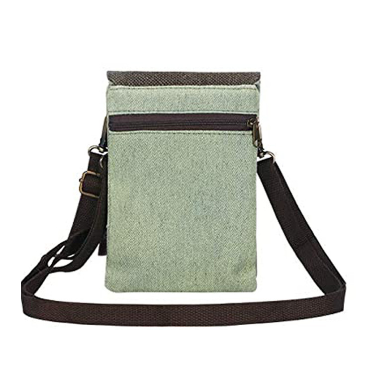 Canvas Crossbady bag Wallet Bag with Shoulder Strap