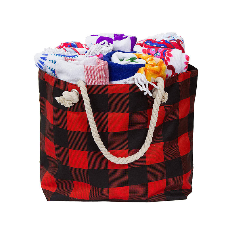 Wholesale custom polyester coloth travel bag tote christmas gift bag
