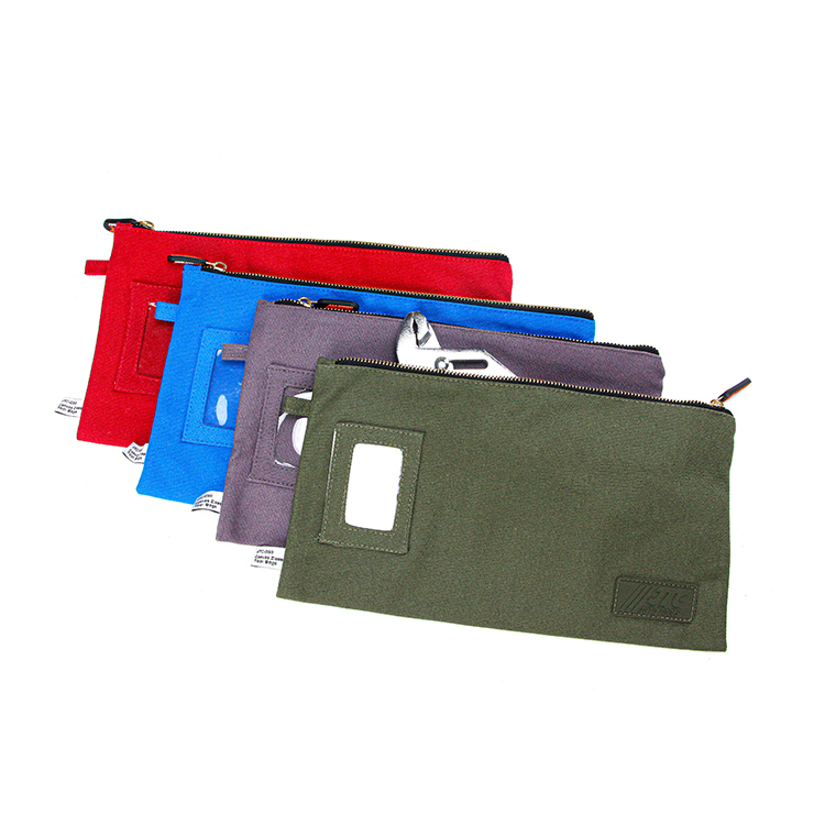 Wholesale custom zipper cotton canvas tool bag storage bag