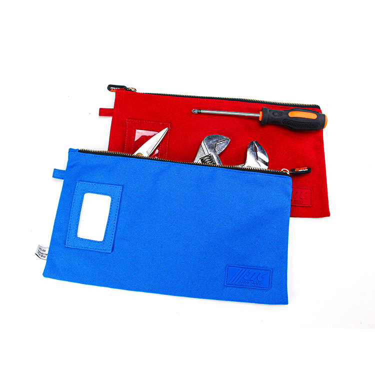 Wholesale custom zipper cotton canvas tool bag storage bag
