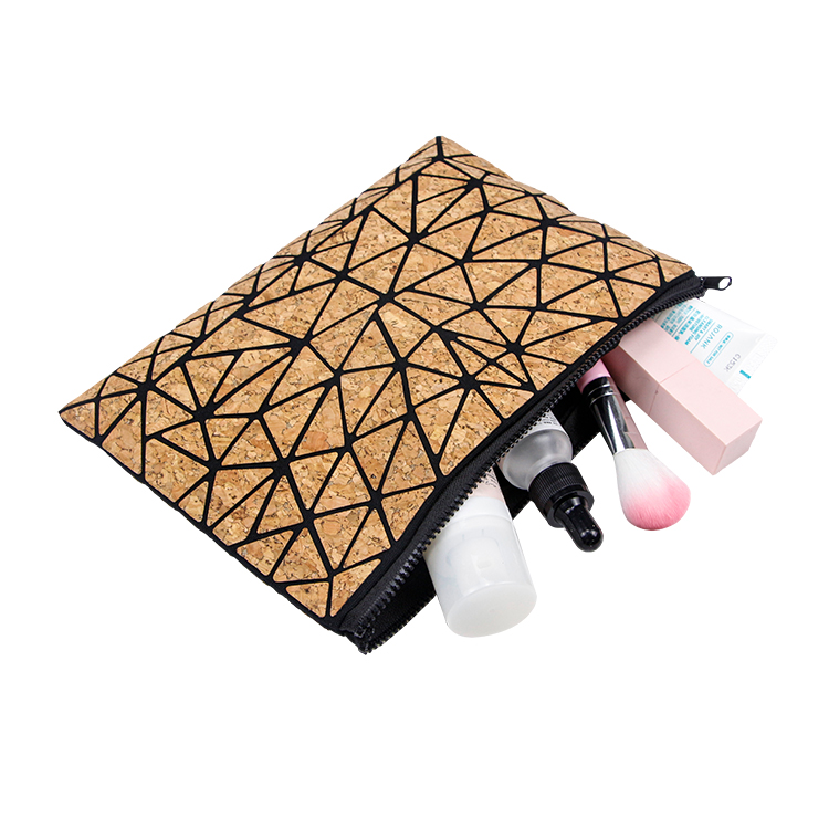 cork makeup bag