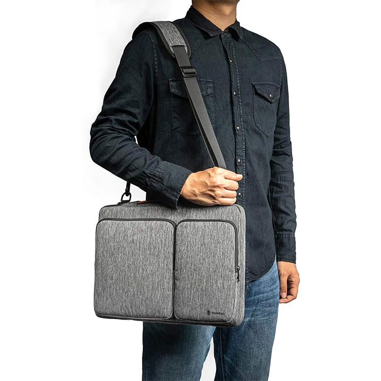 Custom polyester crossbody bag men computer bag