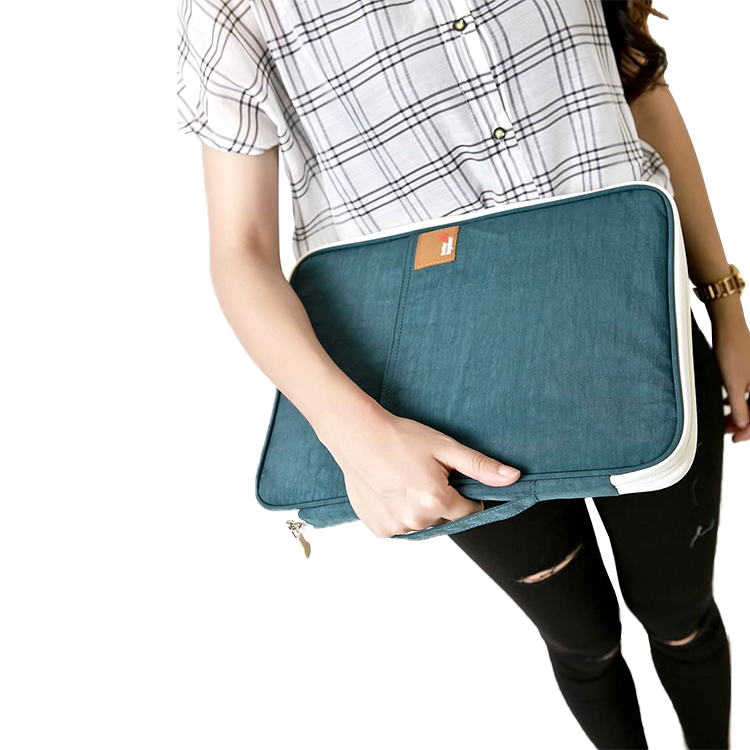 Wholesale A4 nylon laptop bag document zipper bag