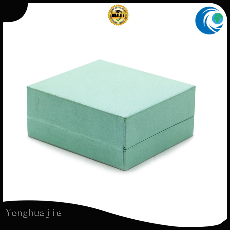 Portable Paper Plastic Jewelry Packaging Box With Insert